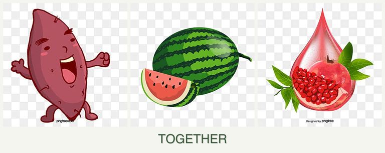 Can you plant sweet potatoes, melons and pomegranates together?