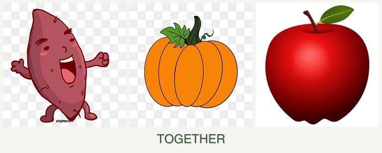 Can you plant sweet potatoes, pumpkin and apples together?
