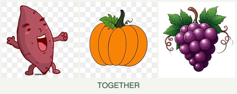 Can you plant sweet potatoes, pumpkin and grapes together?