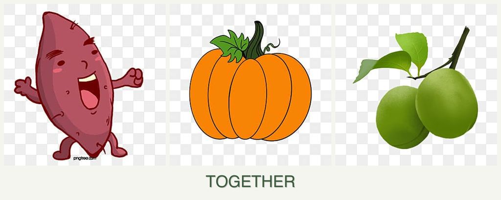 Can you plant sweet potatoes, pumpkin and plums together?