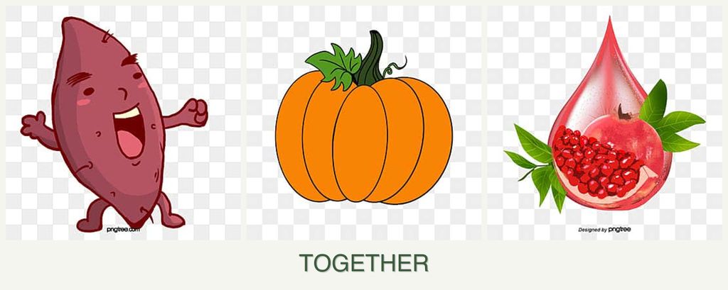 Can you plant sweet potatoes, pumpkin and pomegranates together?
