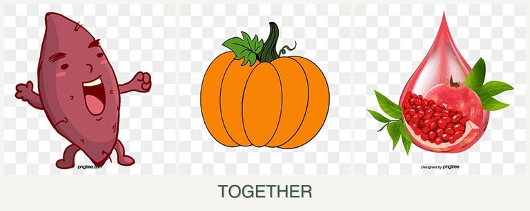 Can you plant sweet potatoes, pumpkin and pomegranates together?