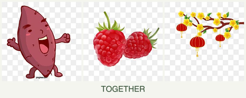 Can you plant sweet potatoes, raspberries and apricots together?