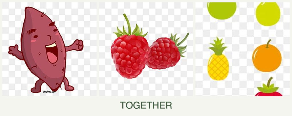 Can you plant sweet potatoes, raspberries and pears together?