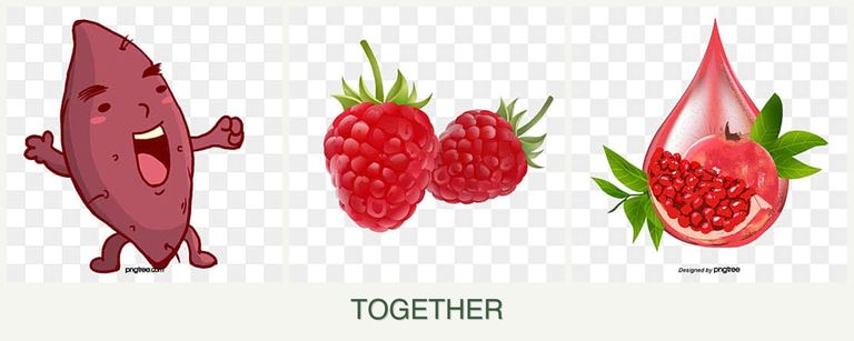 Can you plant sweet potatoes, raspberries and pomegranates together?