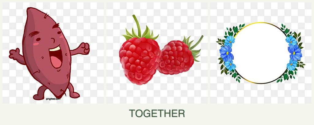 Can you plant sweet potatoes, raspberries and zinnias together?
