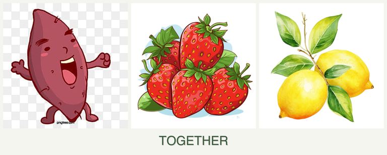 Can you plant sweet potatoes, strawberries and lemons together?