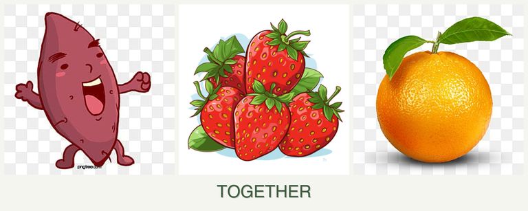 Can you plant sweet potatoes, strawberries and oranges together?
