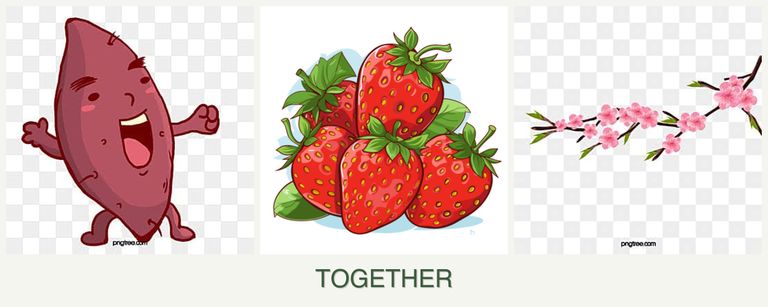 Can you plant sweet potatoes, strawberries and peaches together?