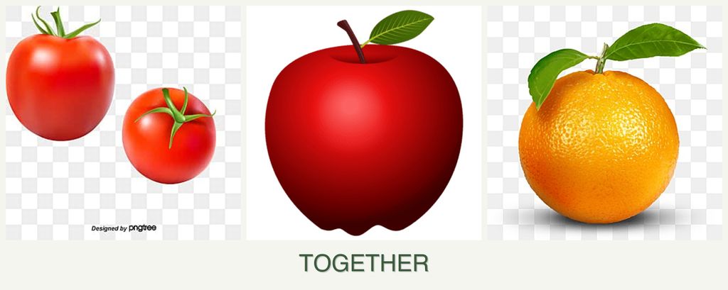 Can you plant tomatoes, apples and oranges together?