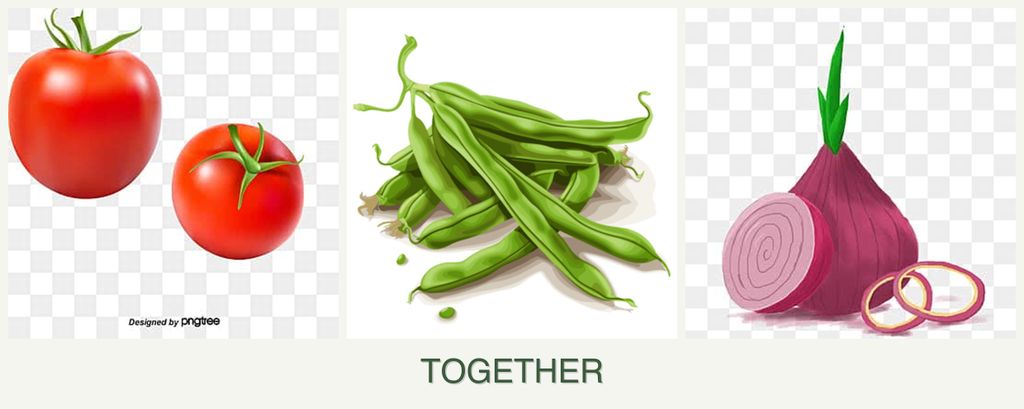 Can you plant tomatoes, beans and onions together?