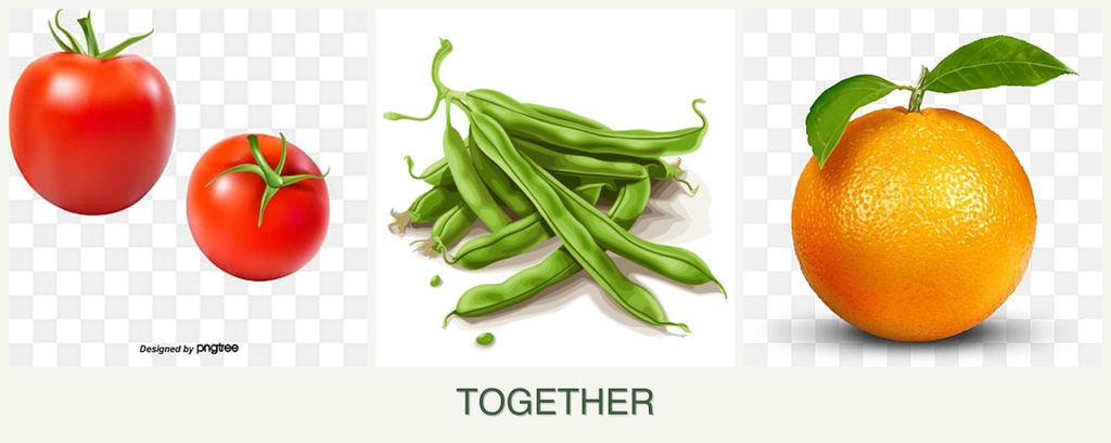 Can you plant tomatoes, beans and oranges together?