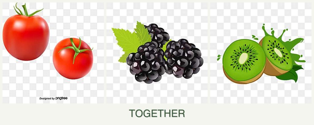 Can you plant tomatoes, blackberries and kiwi together?