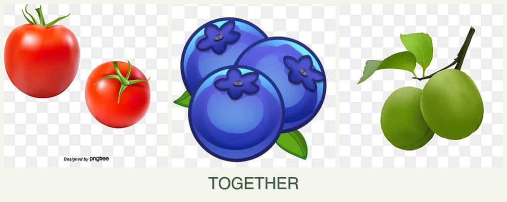 Can you plant tomatoes, blueberries and plums together?