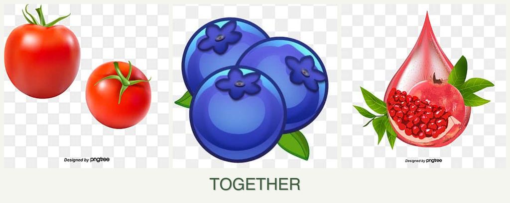 Can you plant tomatoes, blueberries and pomegranates together?