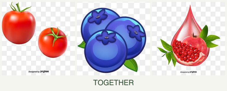 Can you plant tomatoes, blueberries and pomegranates together?
