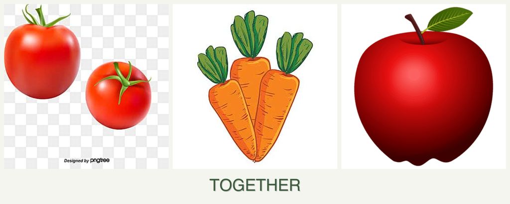 Can you plant tomatoes, carrots and apples together?