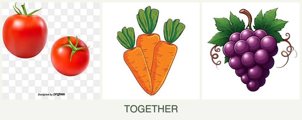 Can you plant tomatoes, carrots and grapes together?