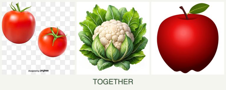 Can you plant tomatoes, cauliflower and apples together?