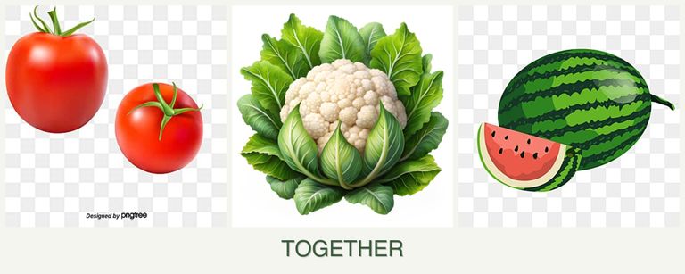 Can you plant tomatoes, cauliflower and melons together?