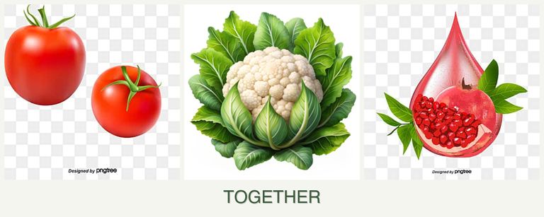 Can you plant tomatoes, cauliflower and pomegranates together?