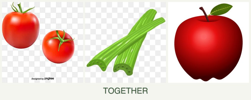Can you plant tomatoes, celery and apples together?