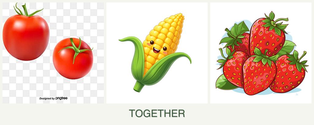 Can you plant tomatoes, corn and strawberries together?