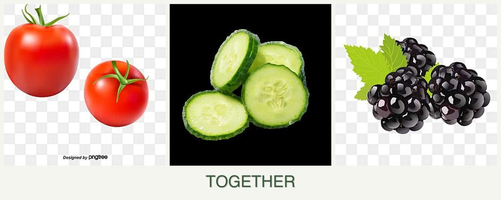 Can you plant tomatoes, cucumbers and blackberries together?