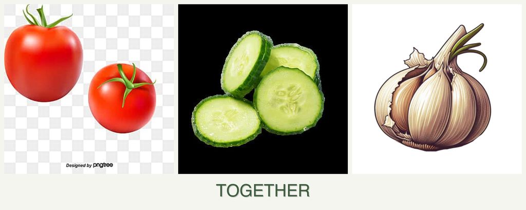 Can you plant tomatoes, cucumbers and garlic together?