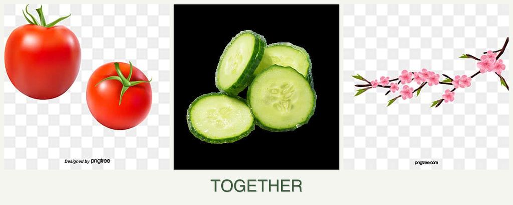 Can you plant tomatoes, cucumbers and peaches together?