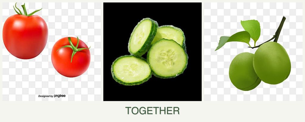 Can you plant tomatoes, cucumbers and plums together?