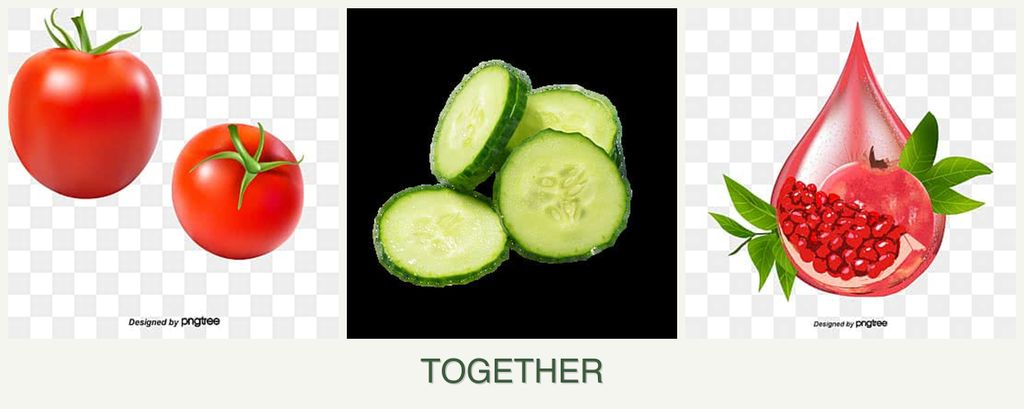 Can you plant tomatoes, cucumbers and pomegranates together?