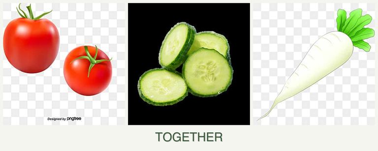 Can you plant tomatoes, cucumbers and radishes together?