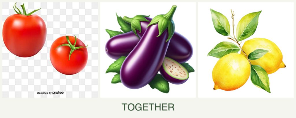 Can you plant tomatoes, eggplant and lemons together?