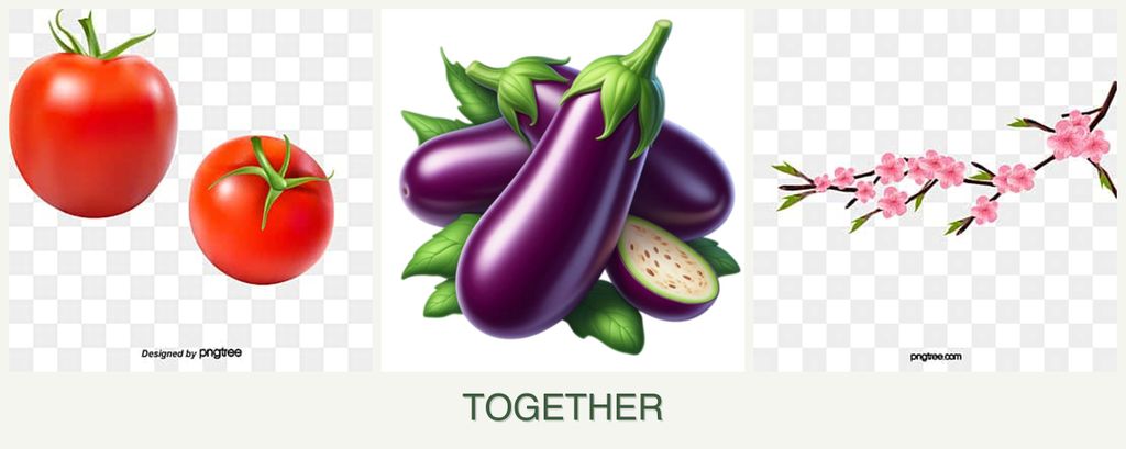 Can you plant tomatoes, eggplant and peaches together?