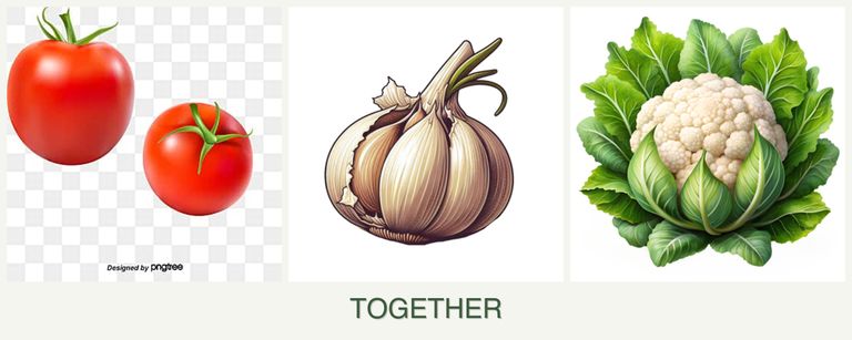 Can you plant tomatoes, garlic and cauliflower together?