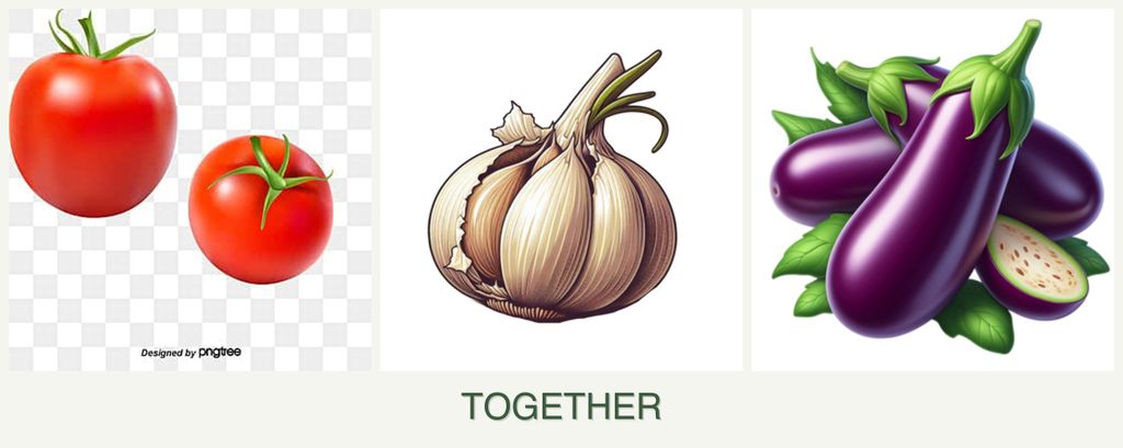 Can you plant tomatoes, garlic and eggplant together?