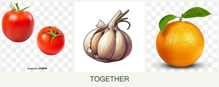 Can you plant tomatoes, garlic and oranges together?