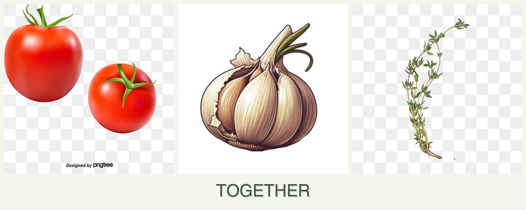 Can you plant tomatoes, garlic and thyme together?