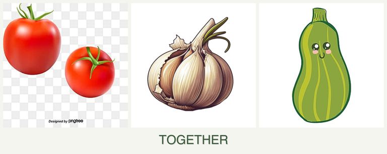 Can you plant tomatoes, garlic and zucchini together?
