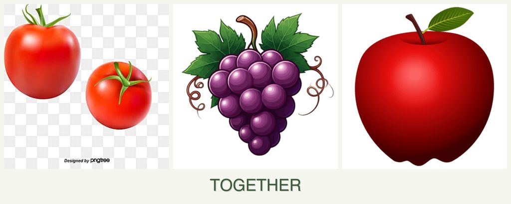 Can you plant tomatoes, grapes and apples together?