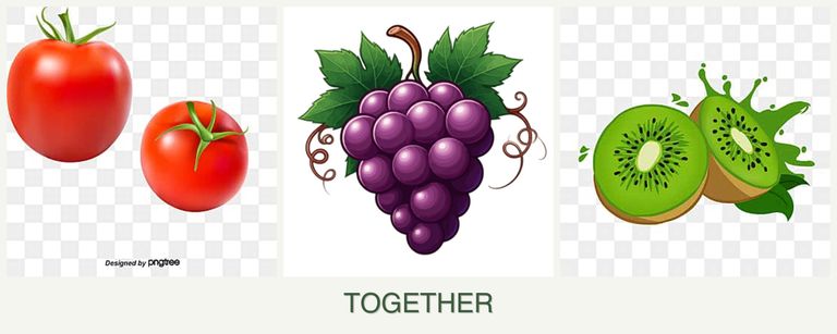 Can you plant tomatoes, grapes and kiwi together?