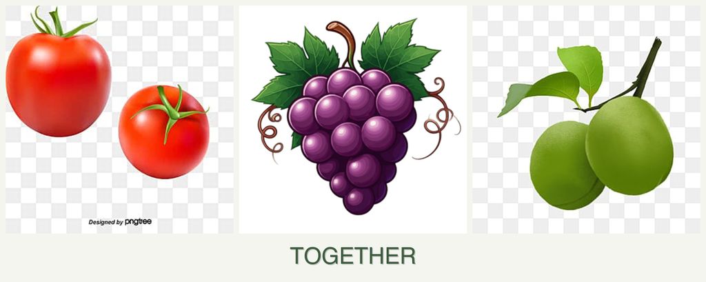 Can you plant tomatoes, grapes and plums together?