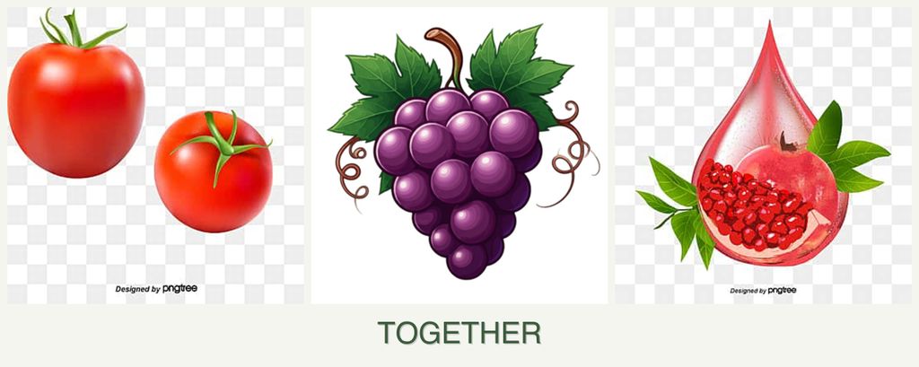 Can you plant tomatoes, grapes and pomegranates together?