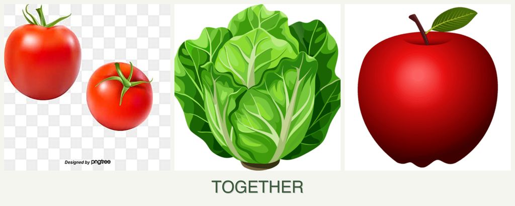 Can you plant tomatoes, lettuce and apples together?