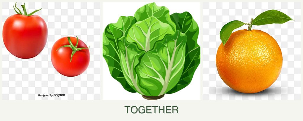 Can you plant tomatoes, lettuce and oranges together?