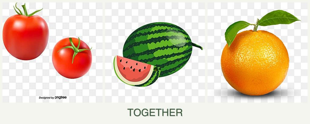 Can you plant tomatoes, melons and oranges together?