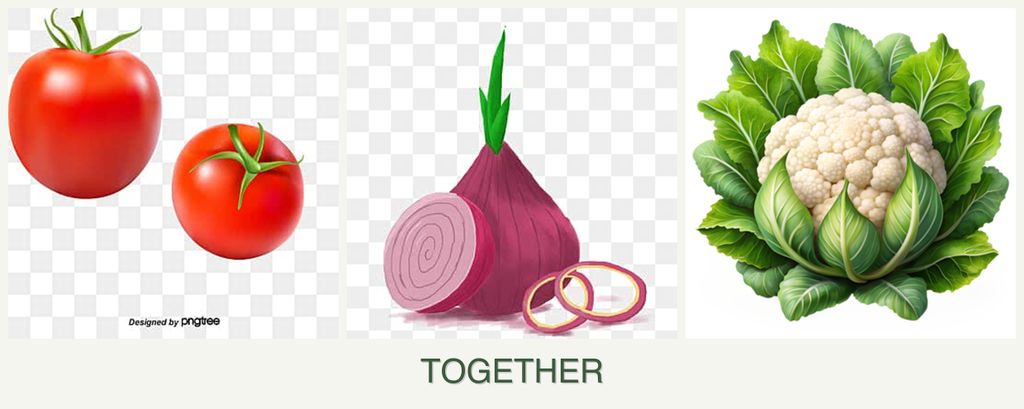 Can you plant tomatoes, onions and cauliflower together?