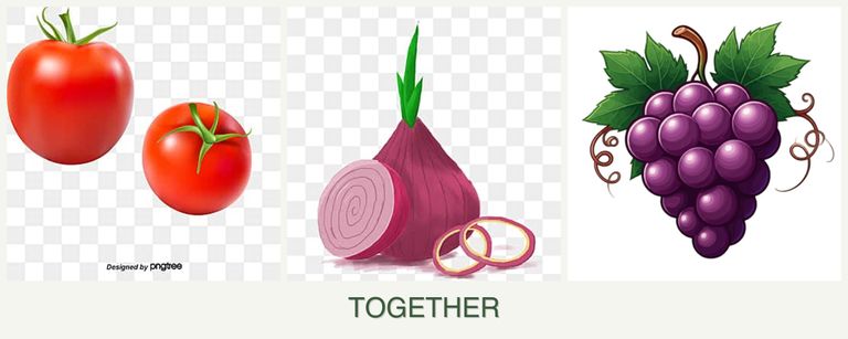 Can you plant tomatoes, onions and grapes together?