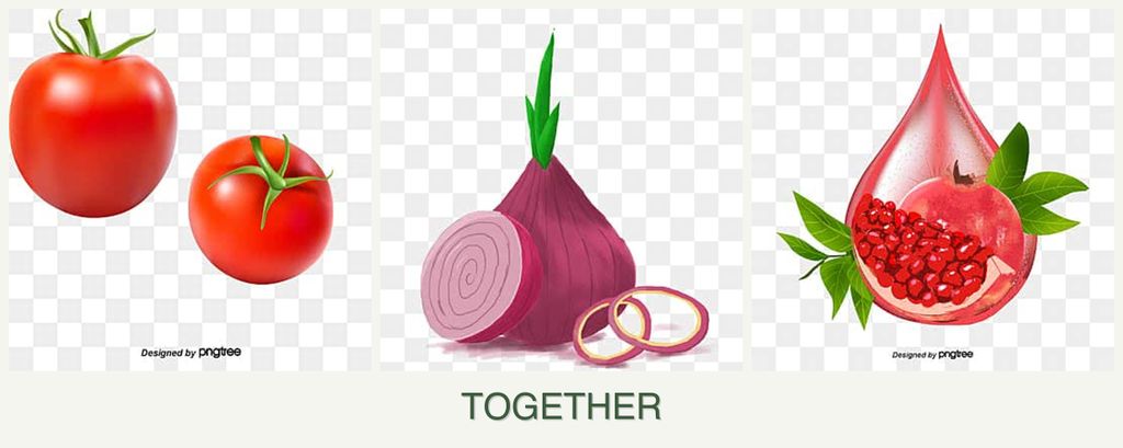 Can you plant tomatoes, onions and pomegranates together?